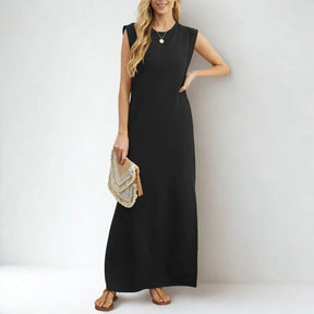 Vestido La Señorita™ em Malha Rayon Super Soltinha com Bolsos Laterais