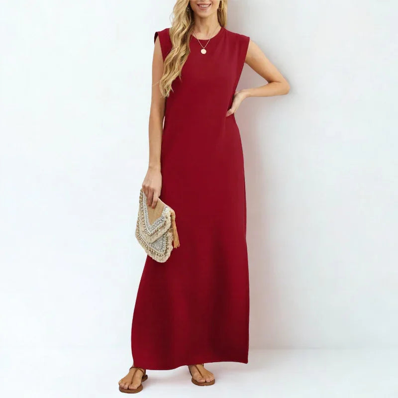 Vestido La Señorita™ em Malha Rayon Super Soltinha com Bolsos Laterais