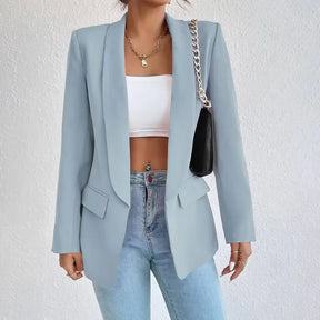 Blazer Amanda™ de Alfaiataria com Lapela Clássica