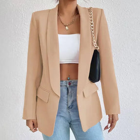 Blazer Amanda™ de Alfaiataria com Lapela Clássica
