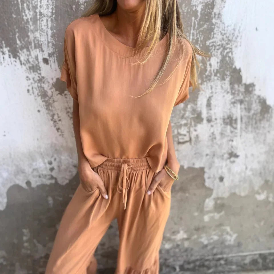 Conjunto Lucille™ com Toque Artesanal e Barra Detalhada