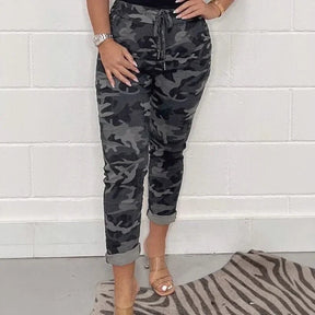 Calça Olivia Jungle™ em Moletom Confortável e Modelagem Jogger