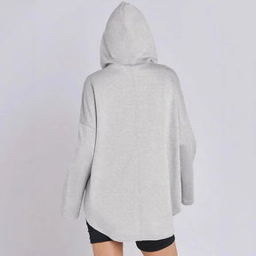 Moletom Estilo Túnica Aurelia™ em Malha Premium com Zíper ¼