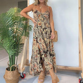 Vestido Sevilla™ em Popelina Leve com Amarração nas Costas