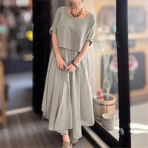 Conjunto Marrocos™ em Linho de Algodão com Camadas de Estilo