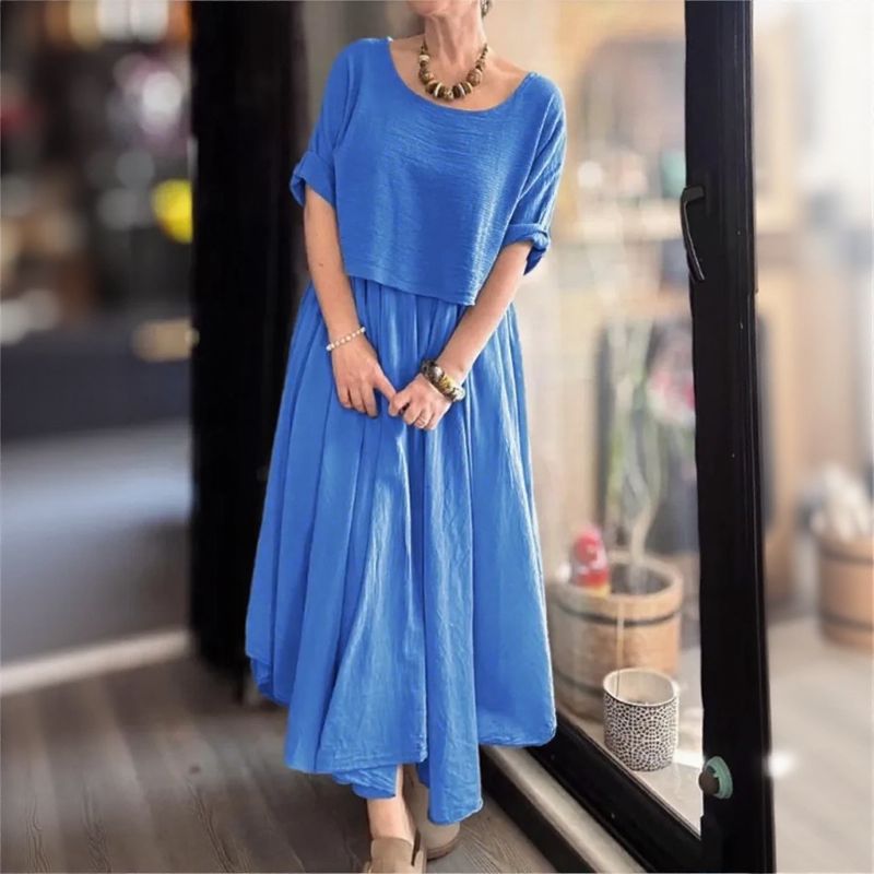 Conjunto Marrocos™ em Linho de Algodão com Camadas de Estilo