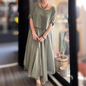 Conjunto Marrocos™ em Linho de Algodão com Camadas de Estilo