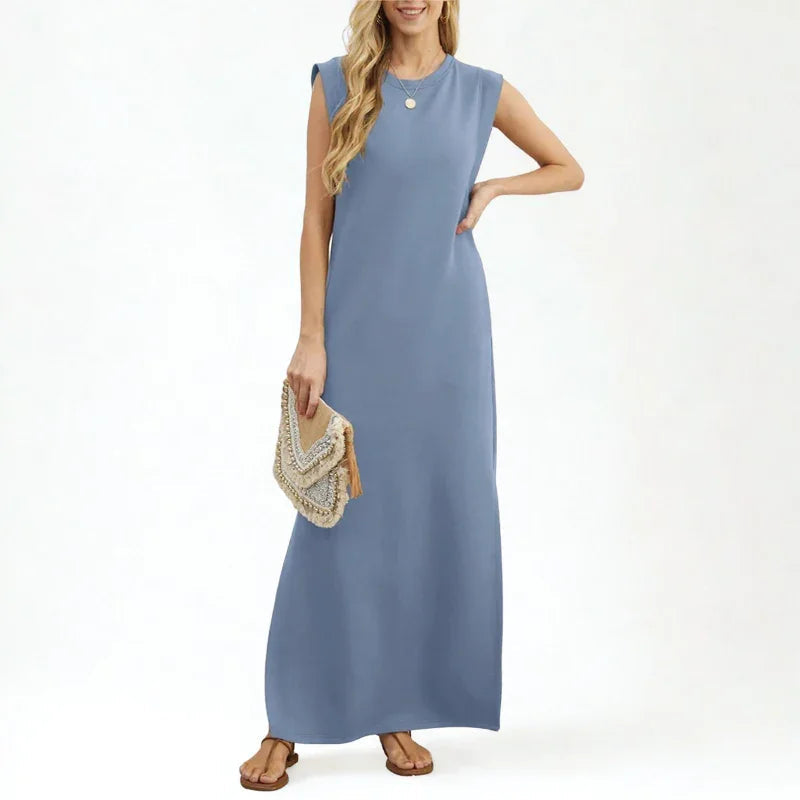 Vestido La Señorita™ em Malha Rayon Super Soltinha com Bolsos Laterais